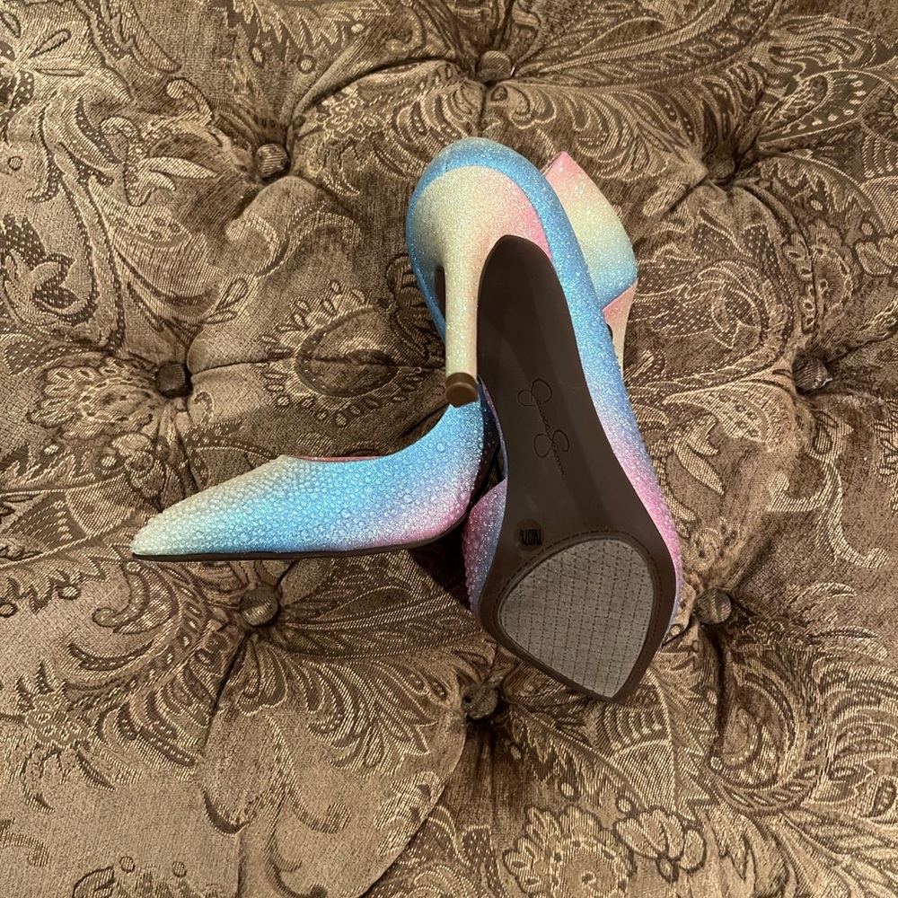 Jessica Simpson Multicolor Gradient Heels - Picture 6 of 8
